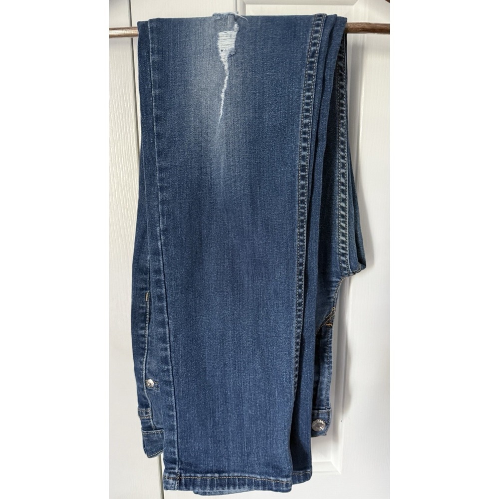 Levi's 524 Too Superlow Women's Jeans Size 11M Blue Skinny Denim Gently Used W30 - Picture 2 of 7